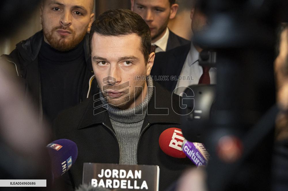 Jordan Bardella Book Signing - Escaudœuvres