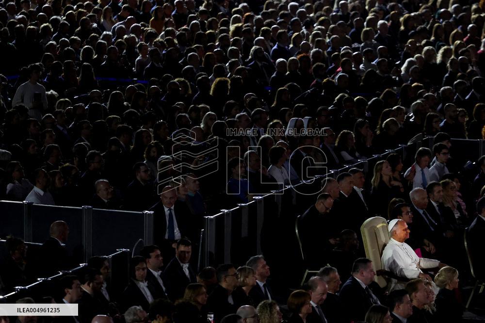 Pope Leo XIV At Concert for the Poor - Vatican