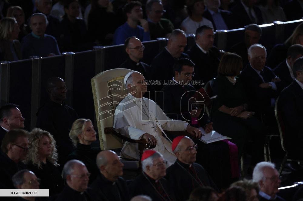 Pope Leo XIV At Concert for the Poor - Vatican