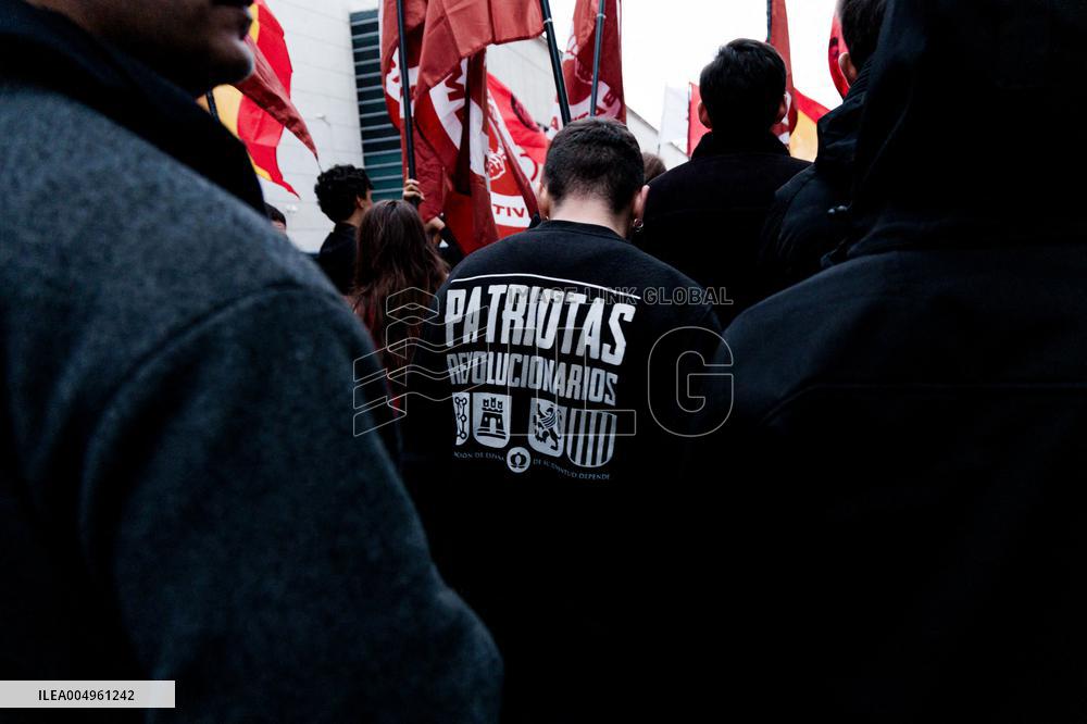 Frente Obrero Protest Against the 78 Constitution - Madrid