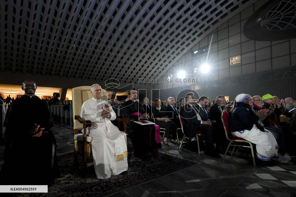 Pope Leo XIV Attends Michael Buble Concert - The Vatican