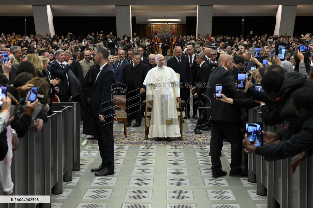 Pope Leo XIV Attends Michael Buble Concert - The Vatican