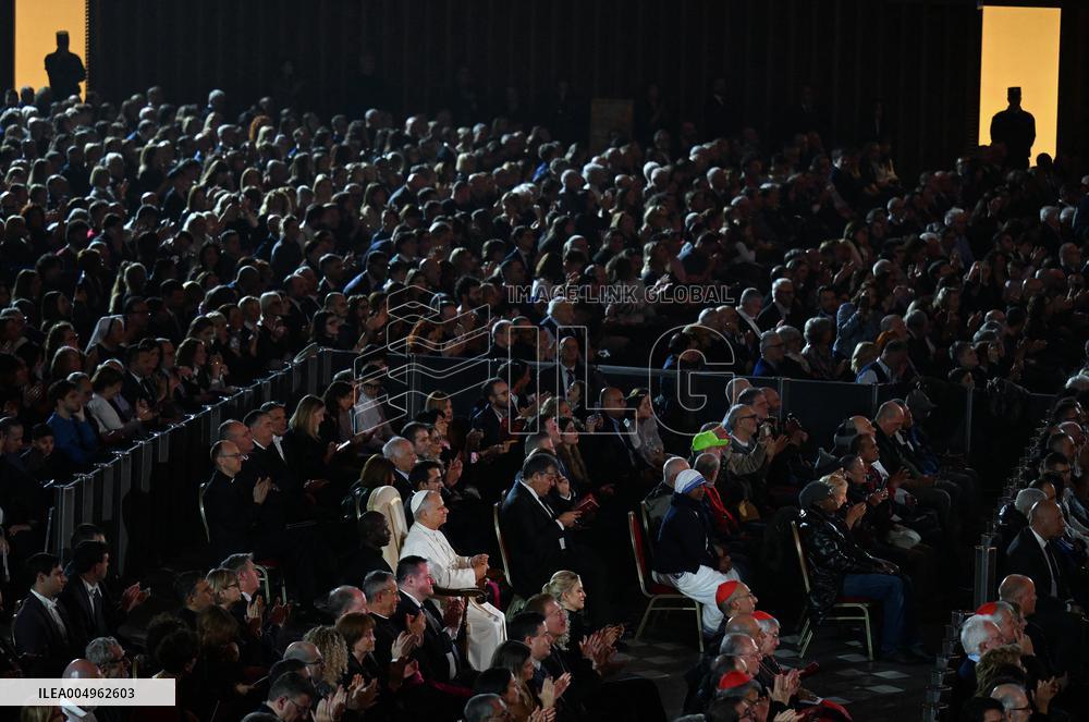 Pope Leo XIV Attends Michael Buble Concert - The Vatican