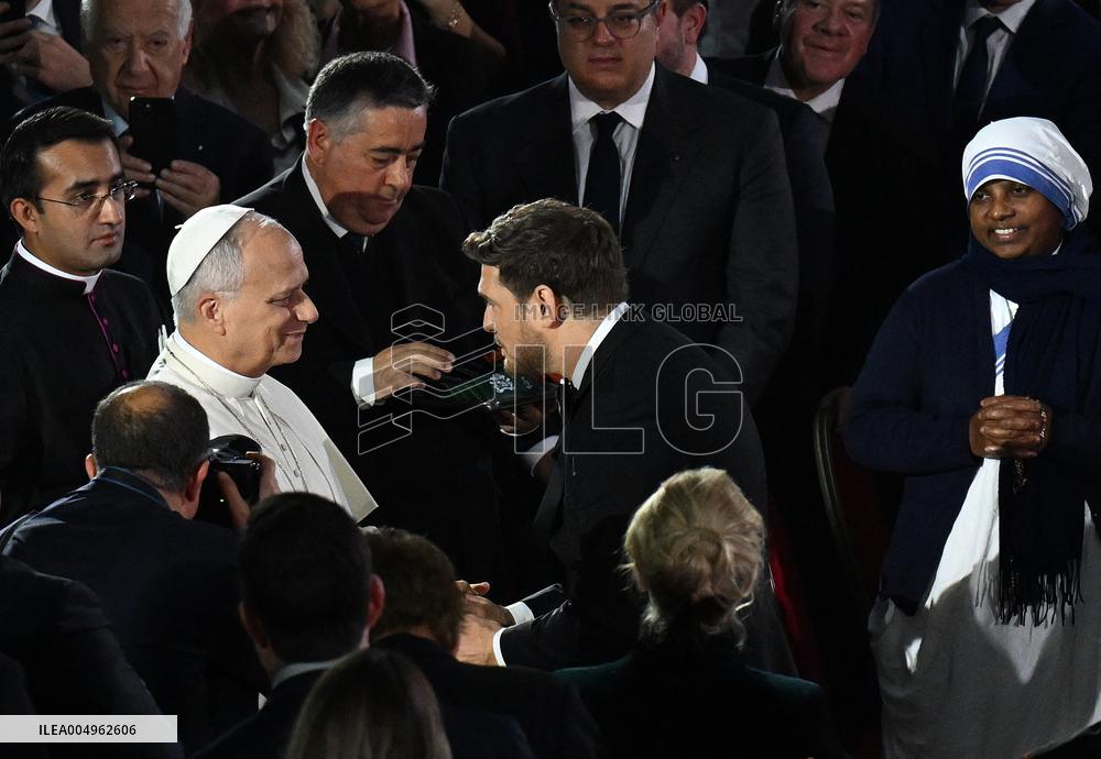 Pope Leo XIV Attends Michael Buble Concert - The Vatican