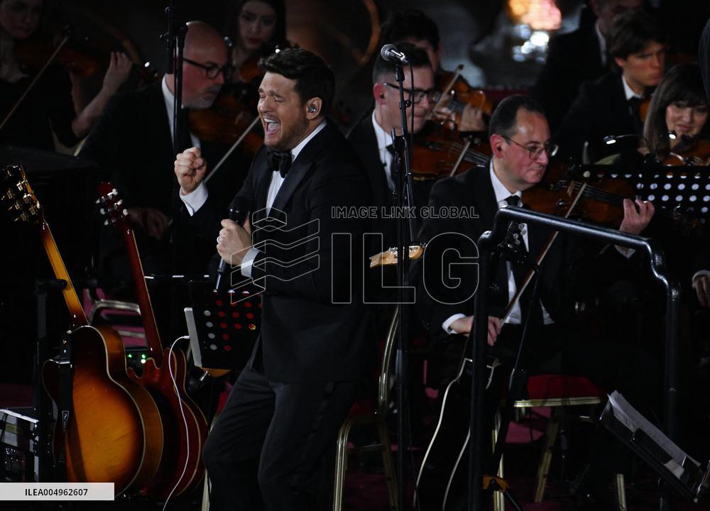 Pope Leo XIV Attends Michael Buble Concert - The Vatican
