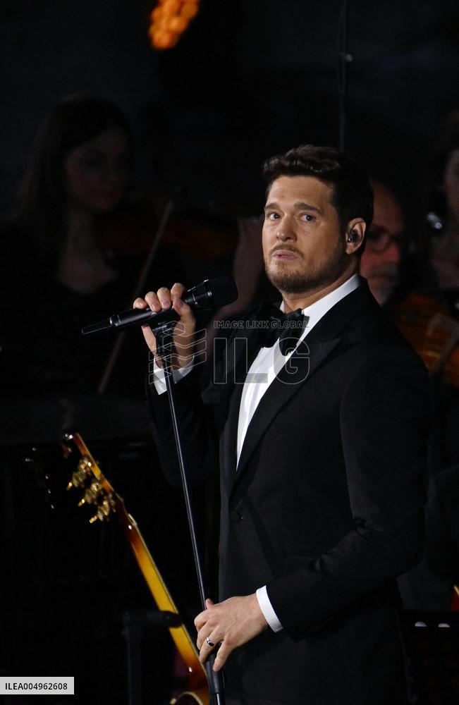 Pope Leo XIV Attends Michael Buble Concert - The Vatican