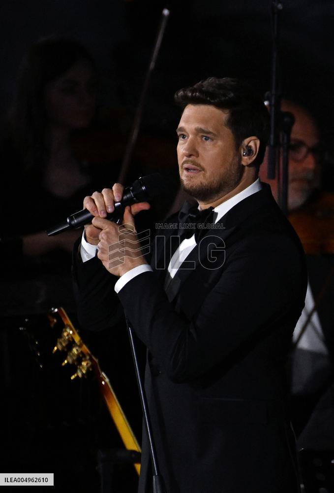 Pope Leo XIV Attends Michael Buble Concert - The Vatican