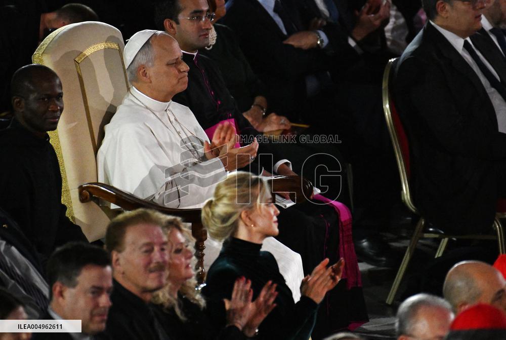 Pope Leo XIV Attends Michael Buble Concert - The Vatican