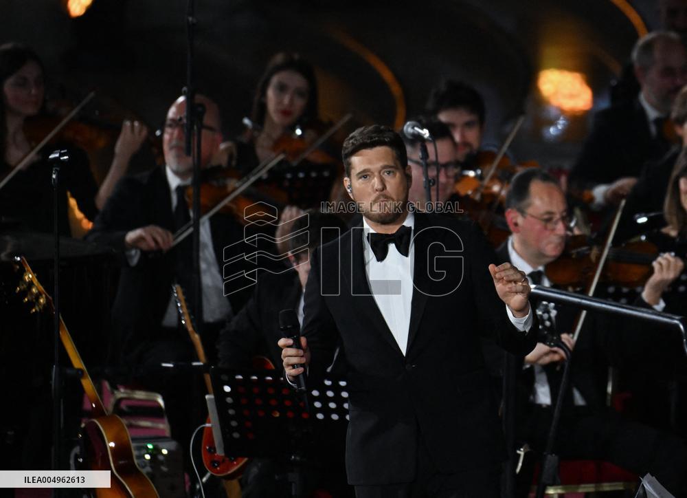 Pope Leo XIV Attends Michael Buble Concert - The Vatican
