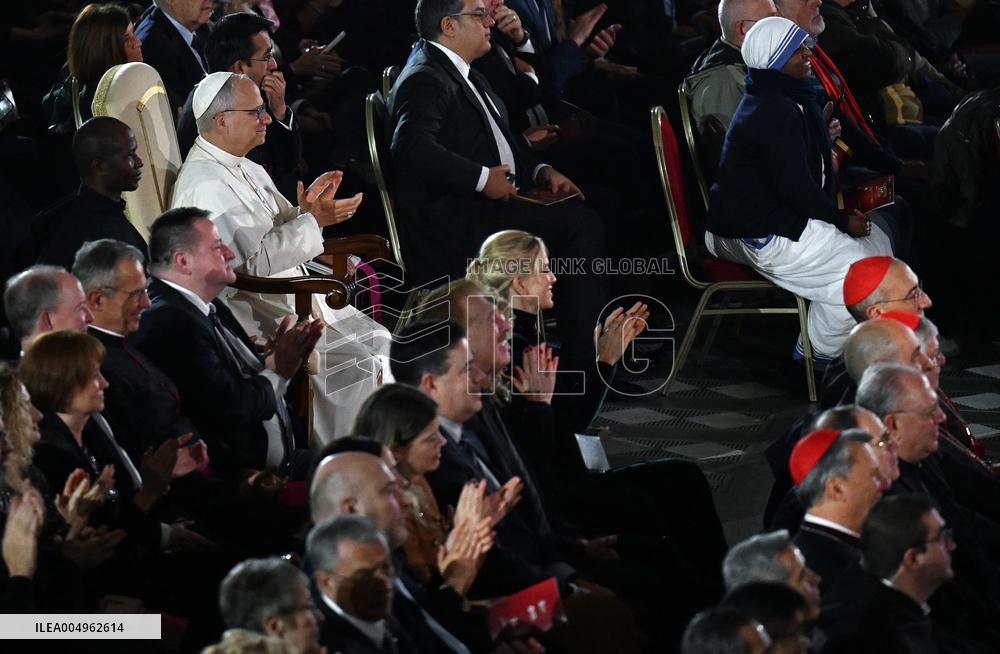 Pope Leo XIV Attends Michael Buble Concert - The Vatican