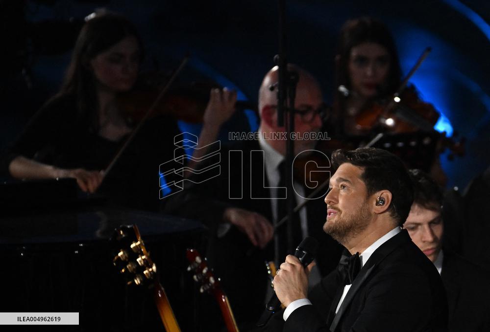Pope Leo XIV Attends Michael Buble Concert - The Vatican