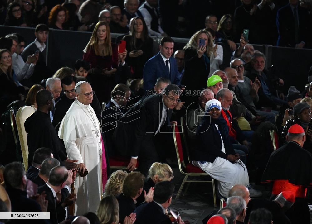 Pope Leo XIV Attends Michael Buble Concert - The Vatican