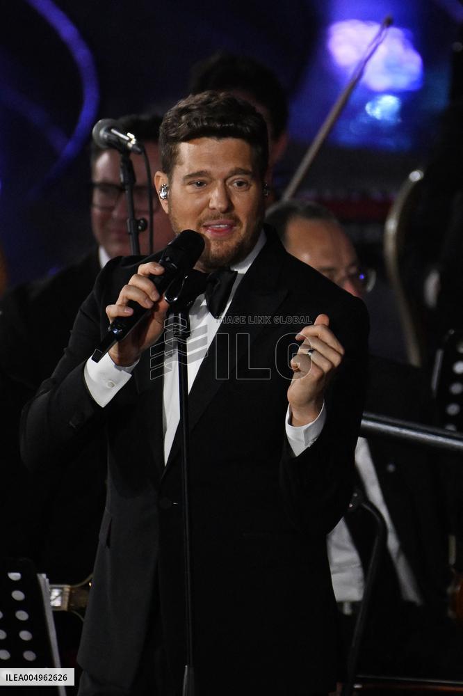 Pope Leo XIV Attends Michael Buble Concert - The Vatican
