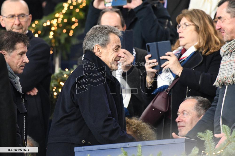 Nicolas Sarkozy at PSG v Rennes Match - Paris