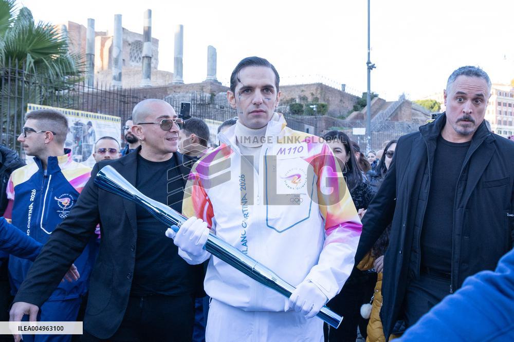 First Day of The Olympic Flame Official Tour - Rome