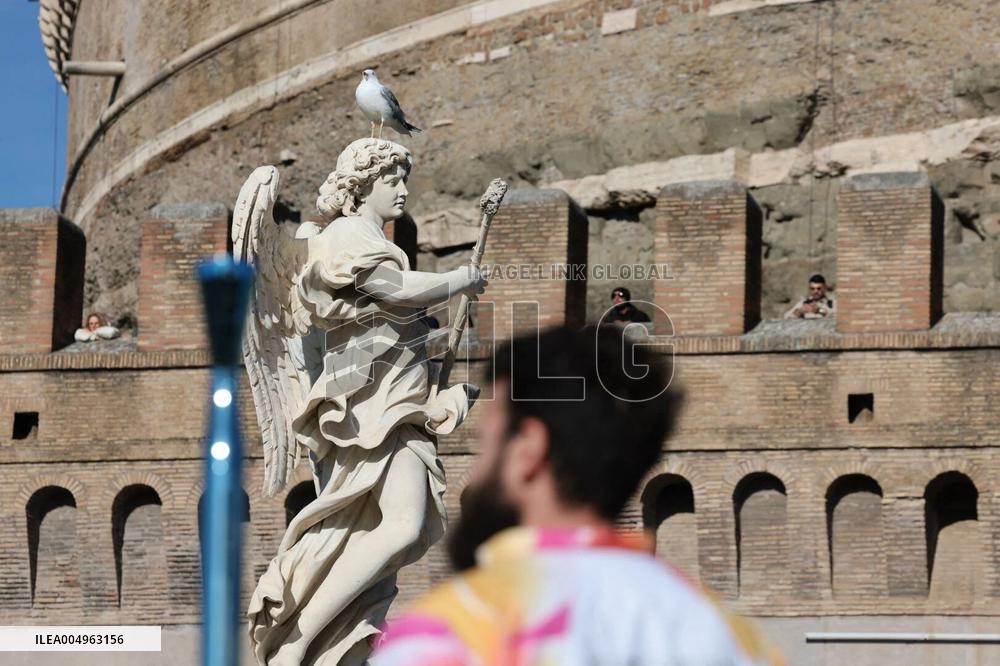 First Day of The Olympic Flame Official Tour - Rome