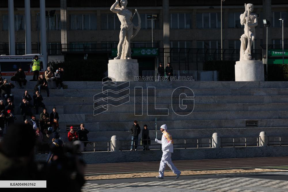 First Day of The Olympic Flame Official Tour - Rome