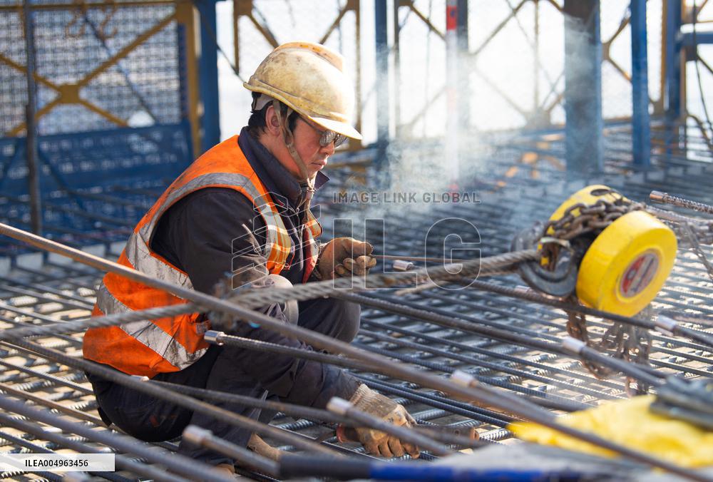 High-Speed Railway Bridge Construction - China