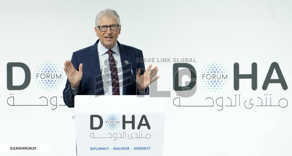 Bill Gates At Doha Forum - Qatar
