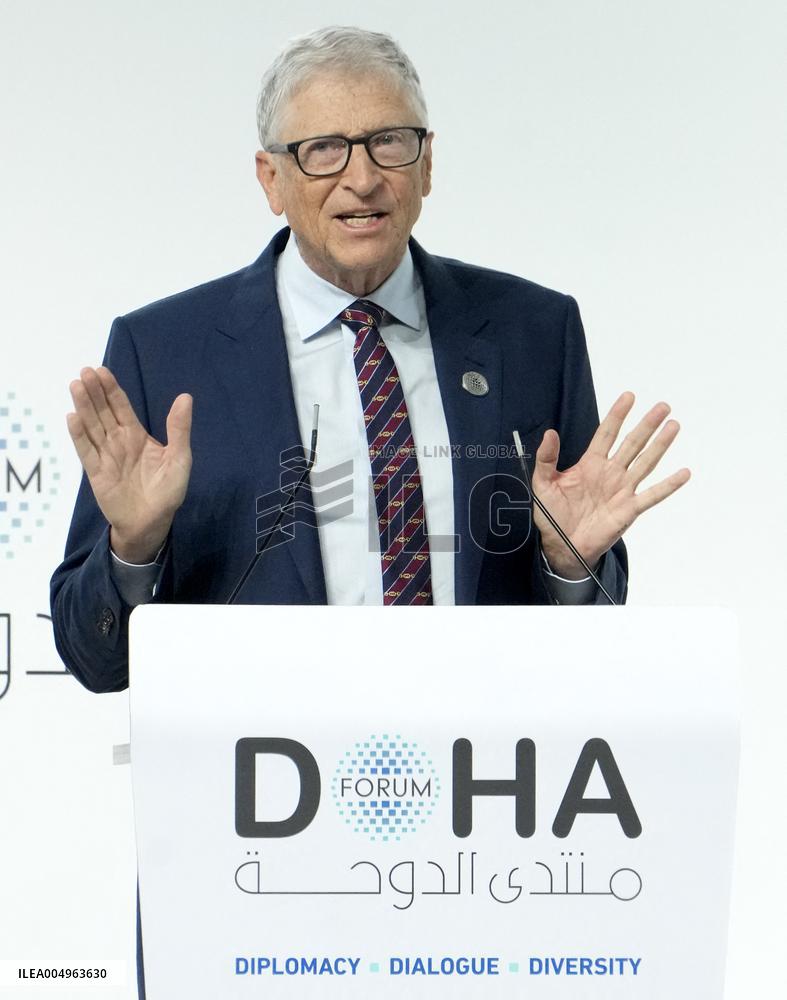 Bill Gates At Doha Forum - Qatar