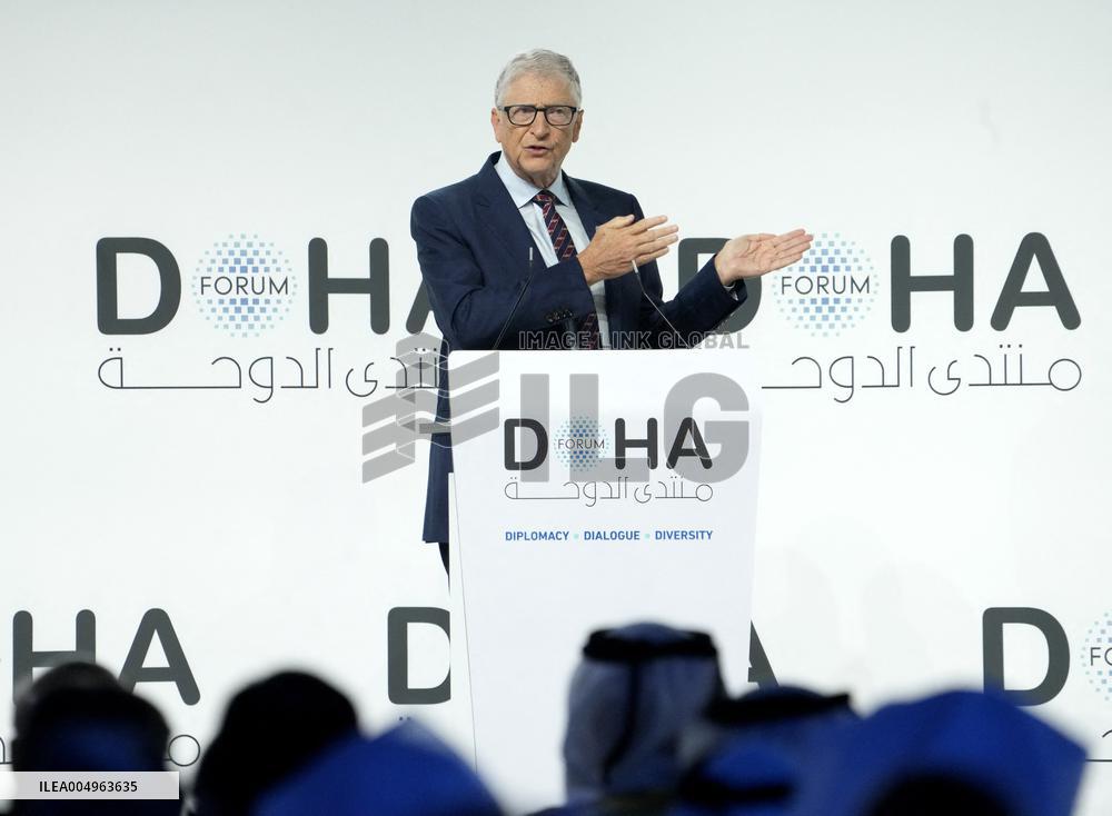Bill Gates At Doha Forum - Qatar