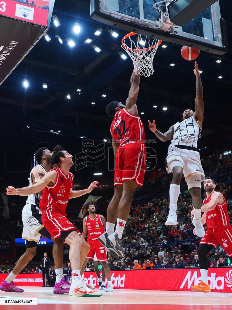 BASKET - Serie A - EA7 Emporio Armani Milano vs Dolomiti Energia Trentino