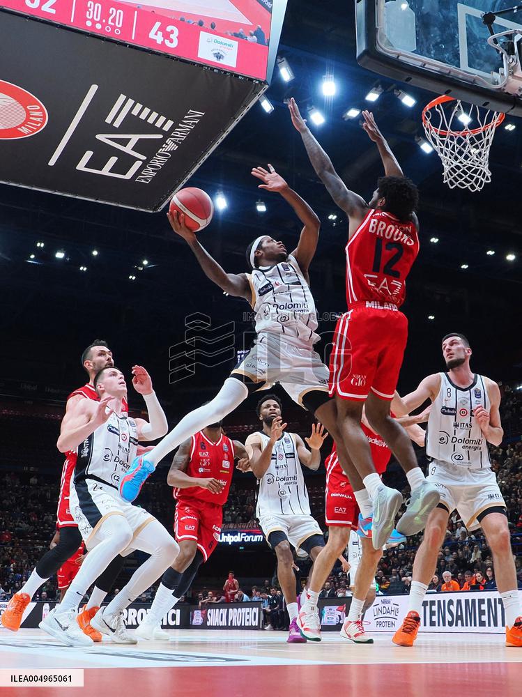 BASKET - Serie A - EA7 Emporio Armani Milano vs Dolomiti Energia Trentino