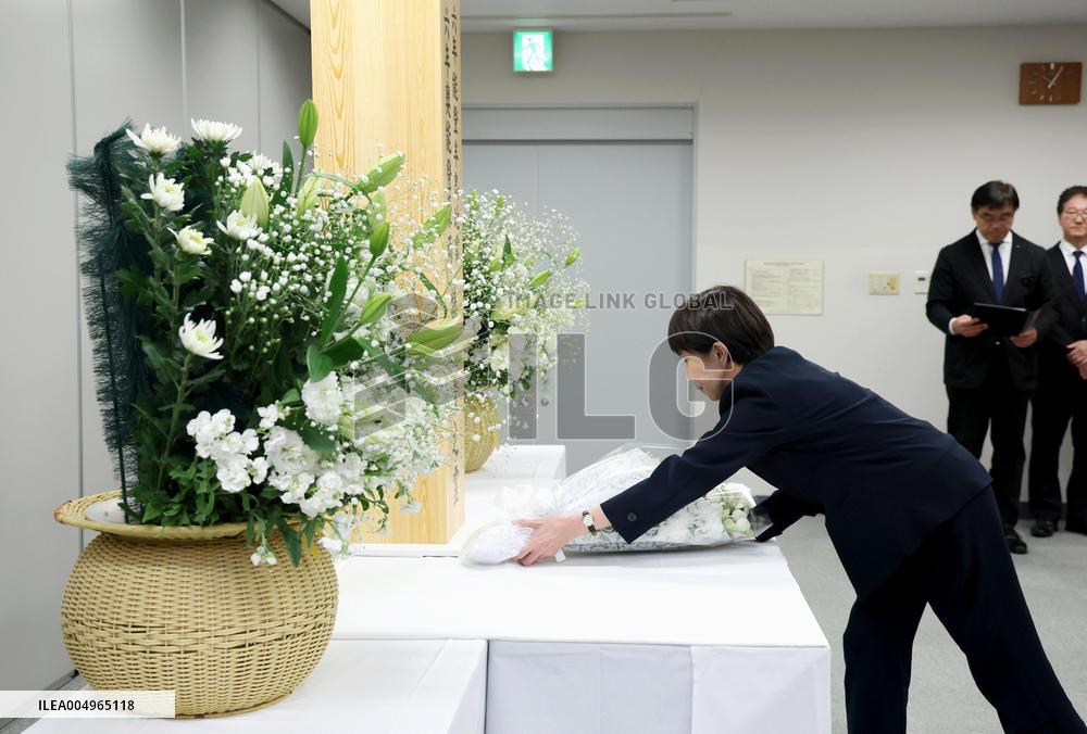 Japan PM visits disaster-hit areas in Ishikawa Pref.