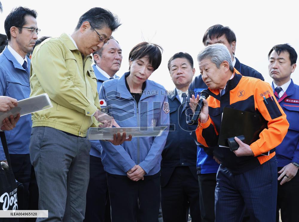 Japan PM visits disaster-hit areas in Ishikawa Pref.