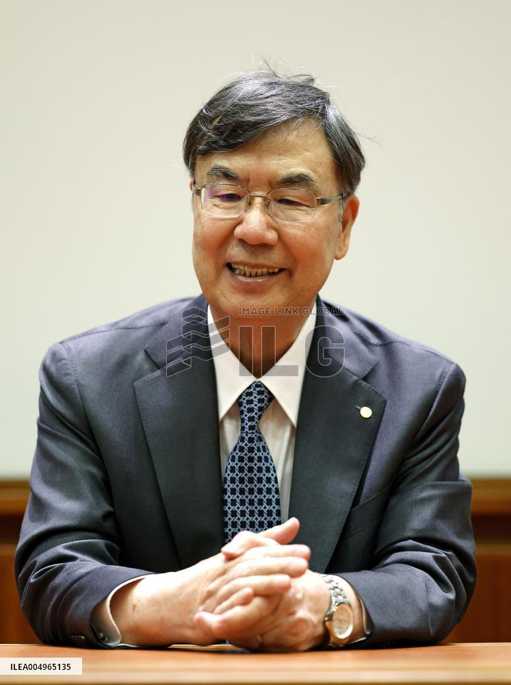 Nobel laureate Sakaguchi in Stockholm