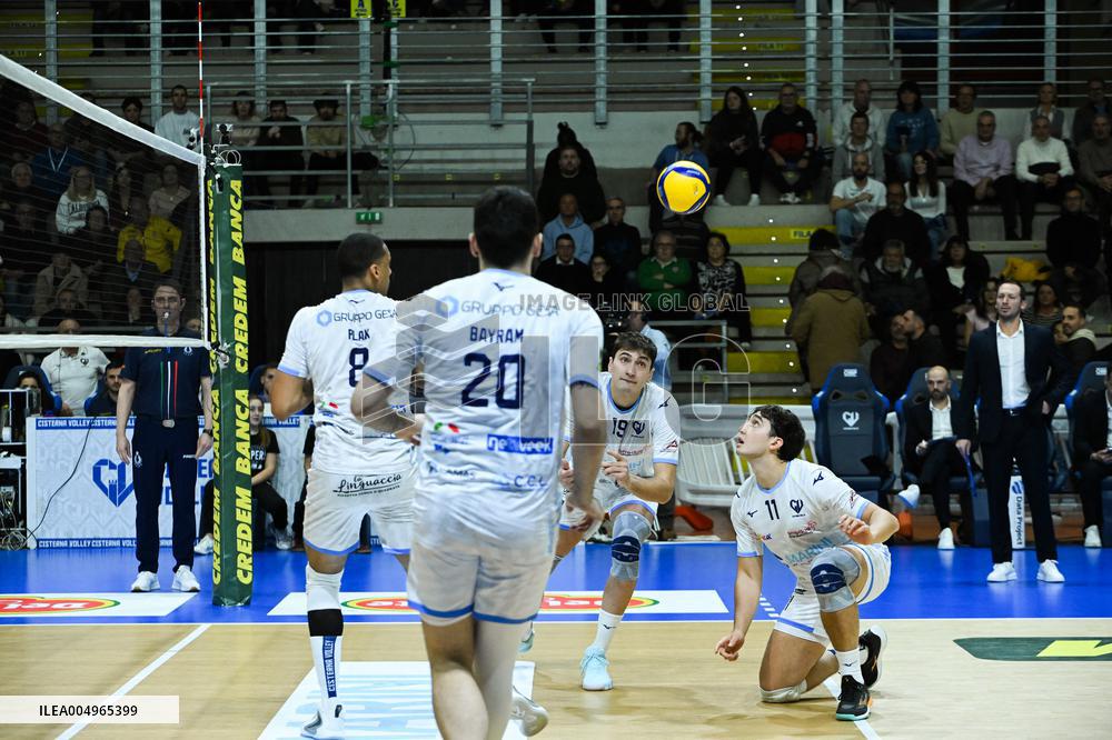 VOLLEY - Superlega Serie A - Cisterna Volley vs Gas Sales Bluenergy Piacenza 1-3 (25-21, 23-25,22-25,18-25)