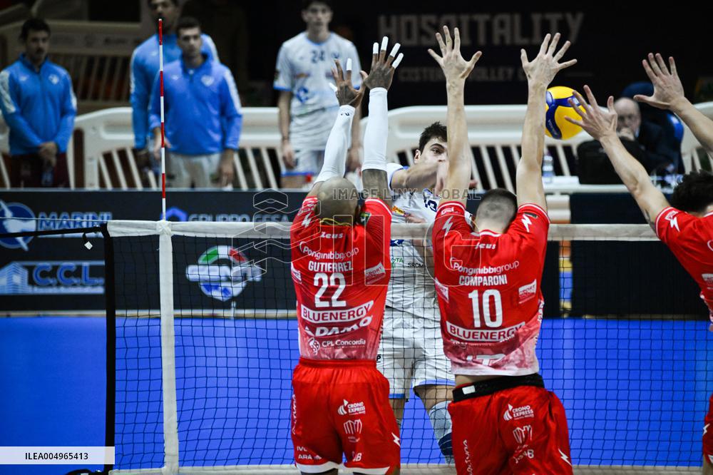 VOLLEY - Superlega Serie A - Cisterna Volley vs Gas Sales Bluenergy Piacenza 1-3 (25-21, 23-25,22-25,18-25)