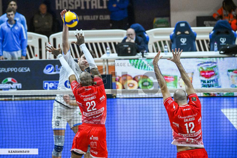 VOLLEY - Superlega Serie A - Cisterna Volley vs Gas Sales Bluenergy Piacenza 1-3 (25-21, 23-25,22-25,18-25)