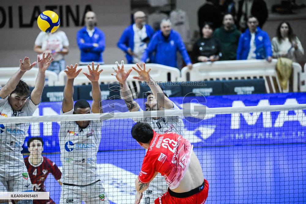 VOLLEY - Superlega Serie A - Cisterna Volley vs Gas Sales Bluenergy Piacenza 1-3 (25-21, 23-25,22-25,18-25)
