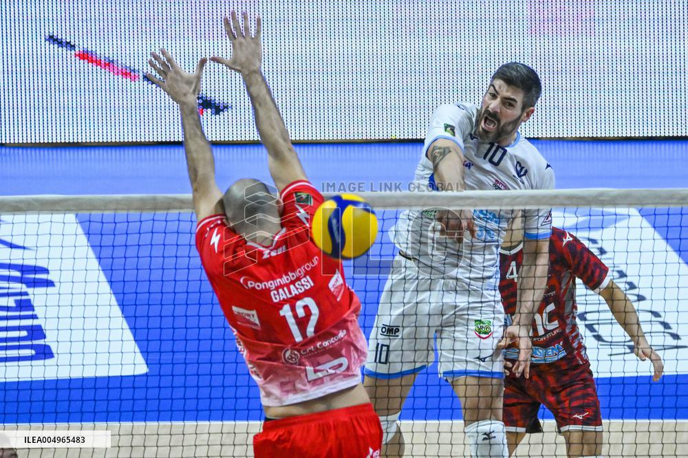 VOLLEY - Superlega Serie A - Cisterna Volley vs Gas Sales Bluenergy Piacenza 1-3 (25-21, 23-25,22-25,18-25)