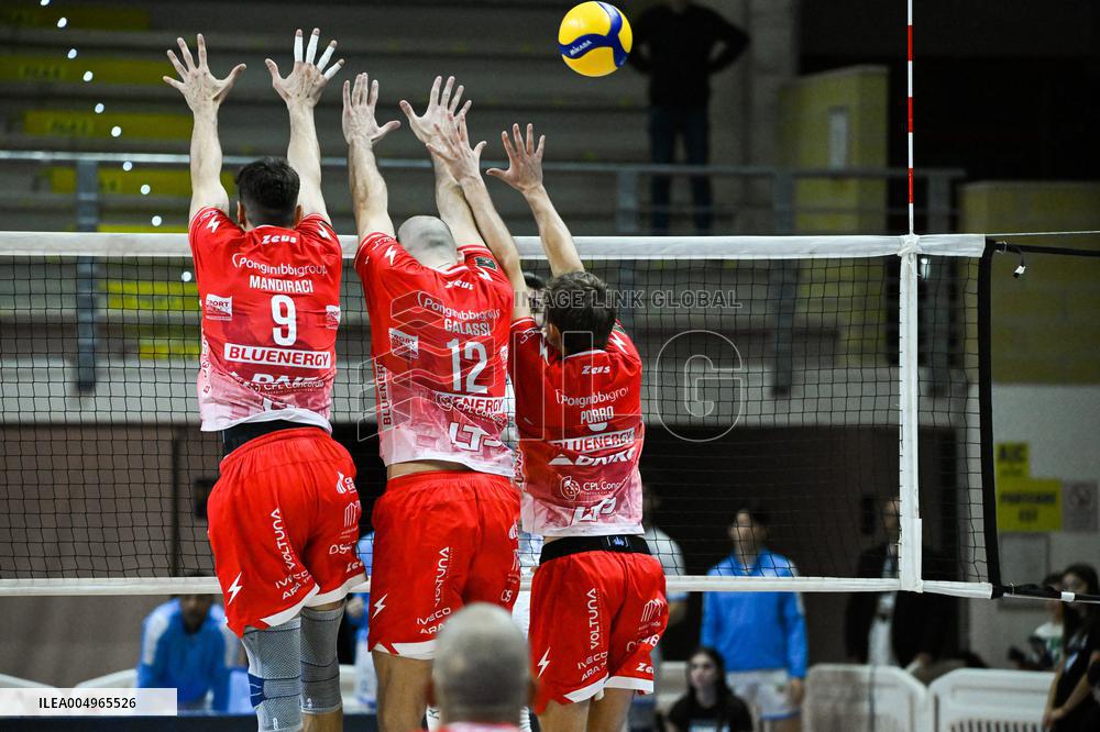 VOLLEY - Superlega Serie A - Cisterna Volley vs Gas Sales Bluenergy Piacenza 1-3 (25-21, 23-25,22-25,18-25)