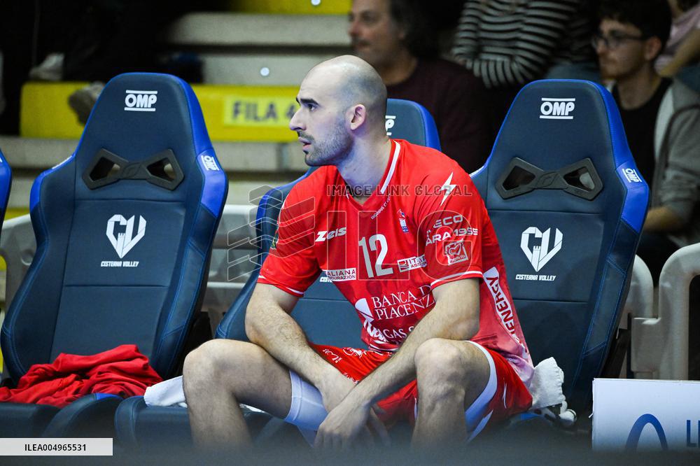 VOLLEY - Superlega Serie A - Cisterna Volley vs Gas Sales Bluenergy Piacenza 1-3 (25-21, 23-25,22-25,18-25)