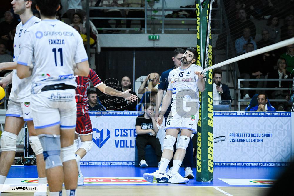 VOLLEY - Superlega Serie A - Cisterna Volley vs Gas Sales Bluenergy Piacenza 1-3 (25-21, 23-25,22-25,18-25)