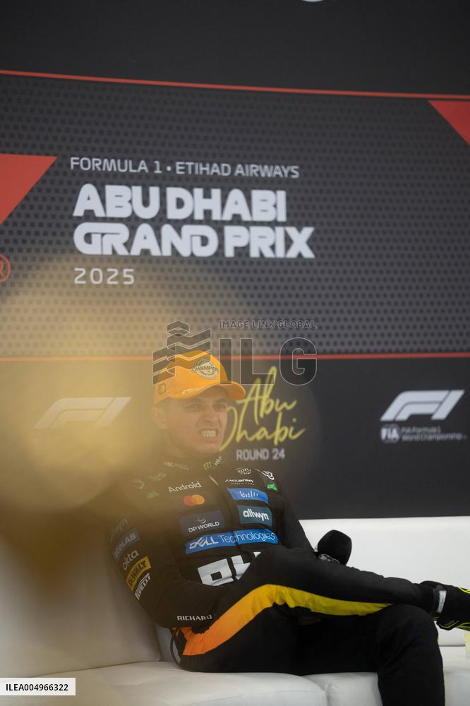 Formula 1 Etihad Airways Abu Dhabi Grand Prix 2025