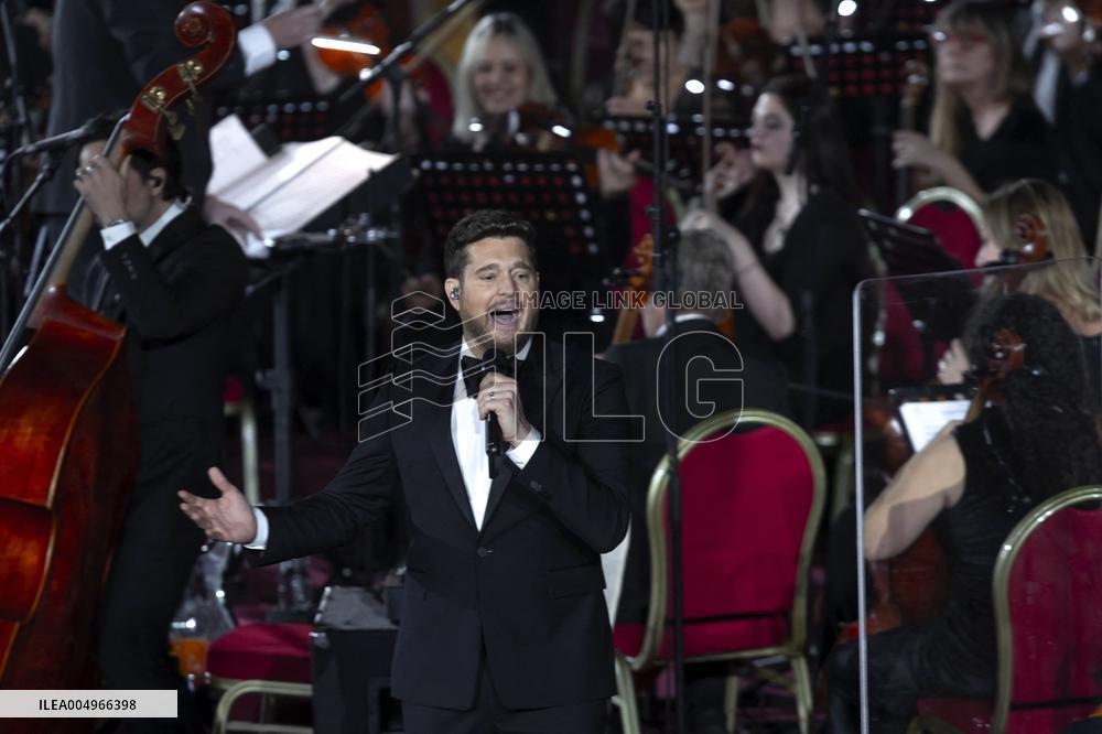 Pope Leo XIV At Vatican Concert For Needy