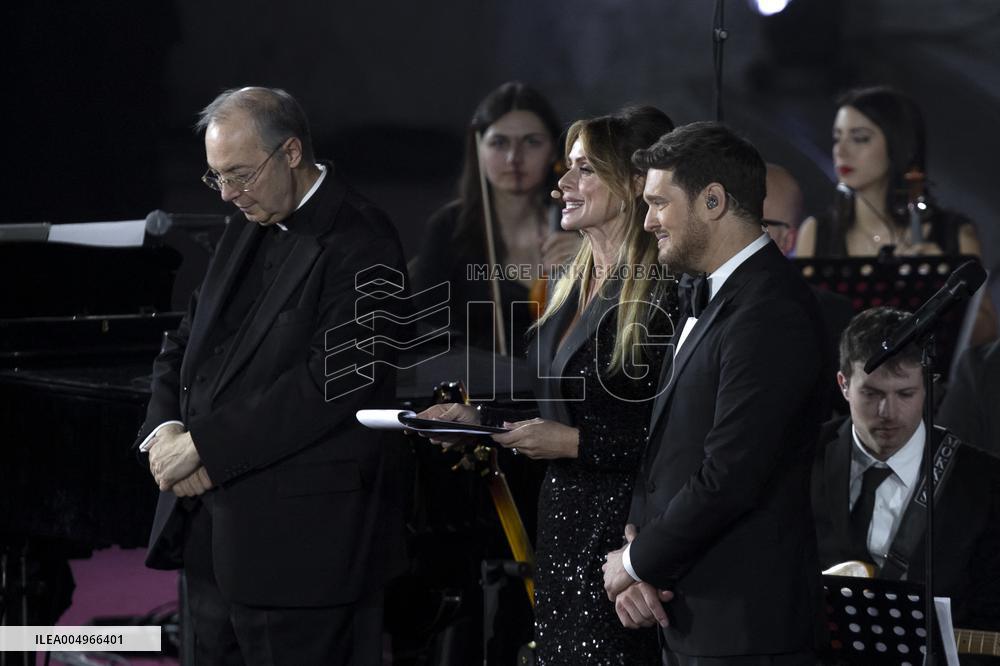 Pope Leo XIV At Vatican Concert For Needy