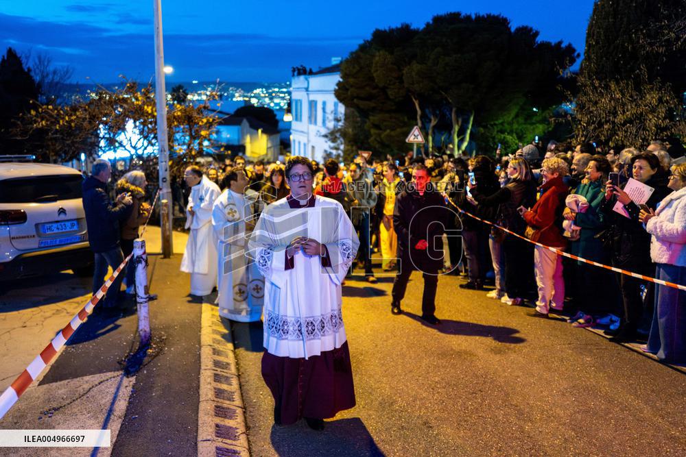 Notre Dame De La Garde Inauguration - Marseille