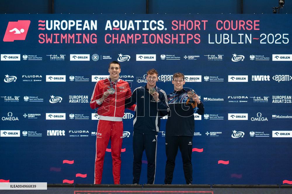 France Wins Medals at European Short Course Swimming Championships - Poland