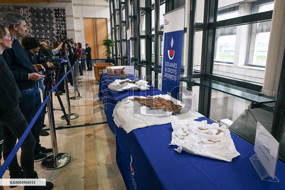 Return of prehistoric cultural property to the Mongolian authorities in Paris FA