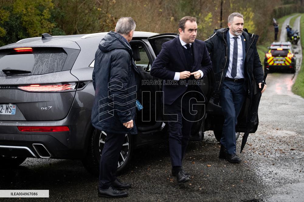 Sebastien Lecornu At Aristide Briand 1905 Law Tribute - Houlbec Cocherel