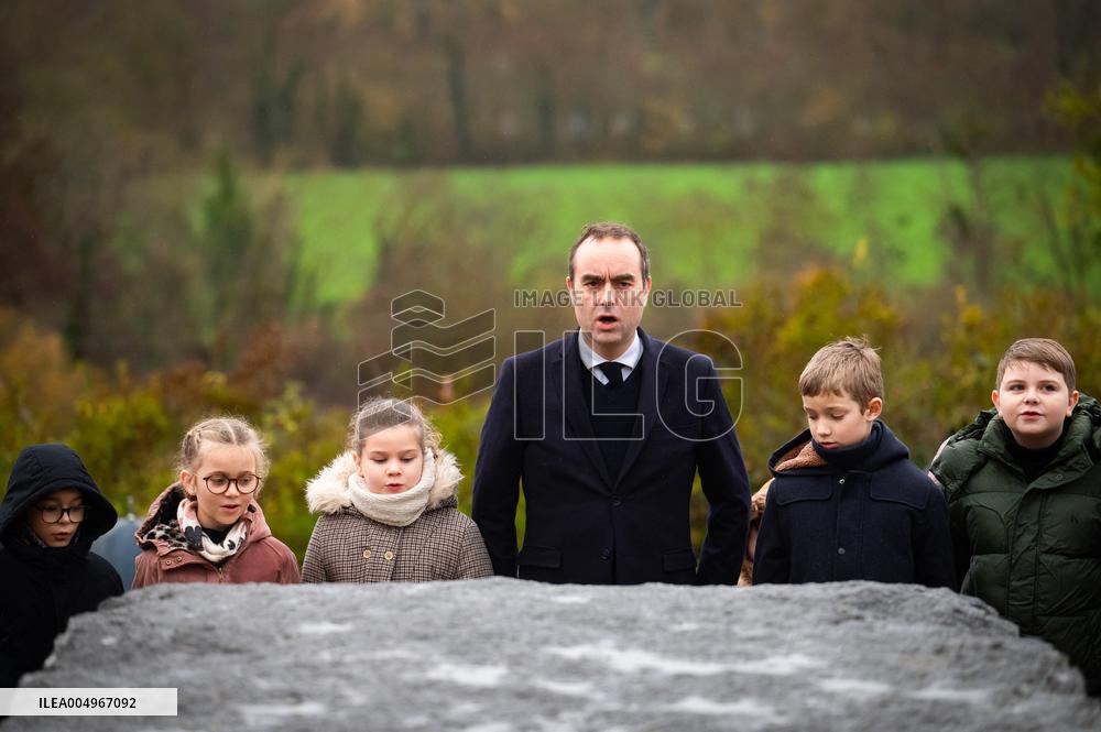 Sebastien Lecornu At Aristide Briand 1905 Law Tribute - Houlbec Cocherel