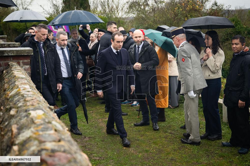Sebastien Lecornu At Aristide Briand 1905 Law Tribute - Houlbec Cocherel