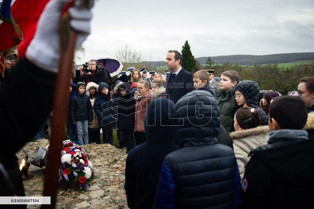 Sebastien Lecornu At Aristide Briand 1905 Law Tribute - Houlbec Cocherel