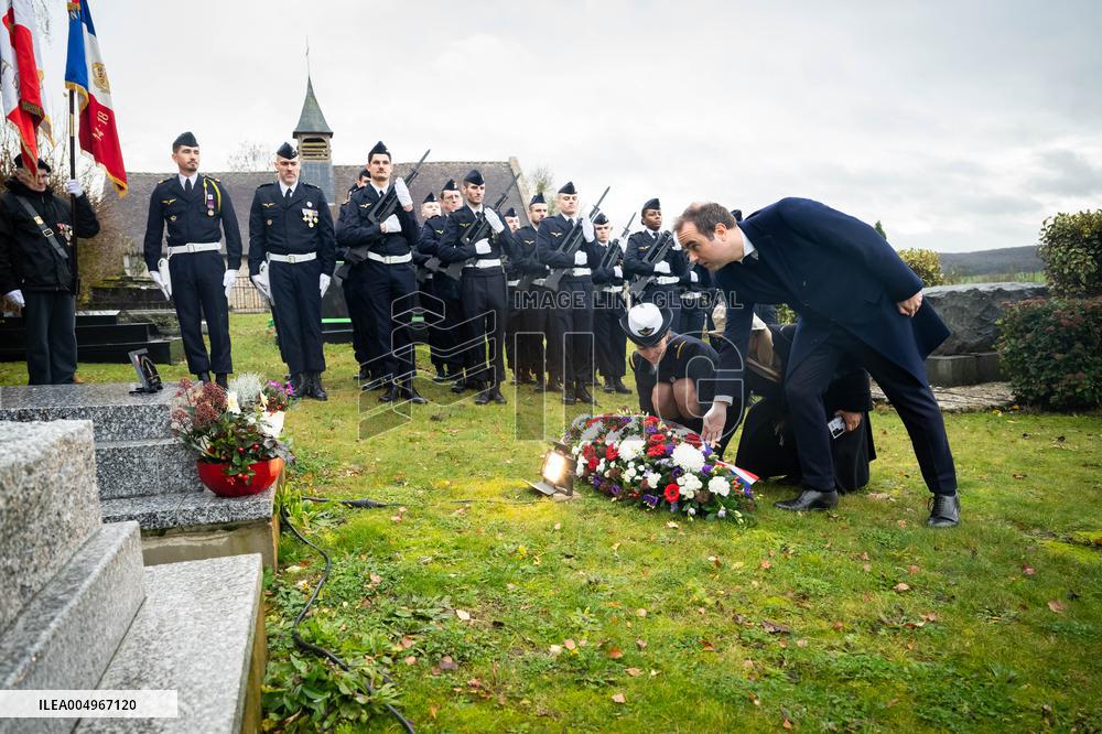 Sebastien Lecornu At Aristide Briand 1905 Law Tribute - Houlbec Cocherel
