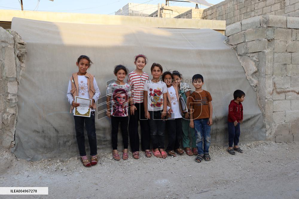 Displaced Families Return To Ruins - Syria